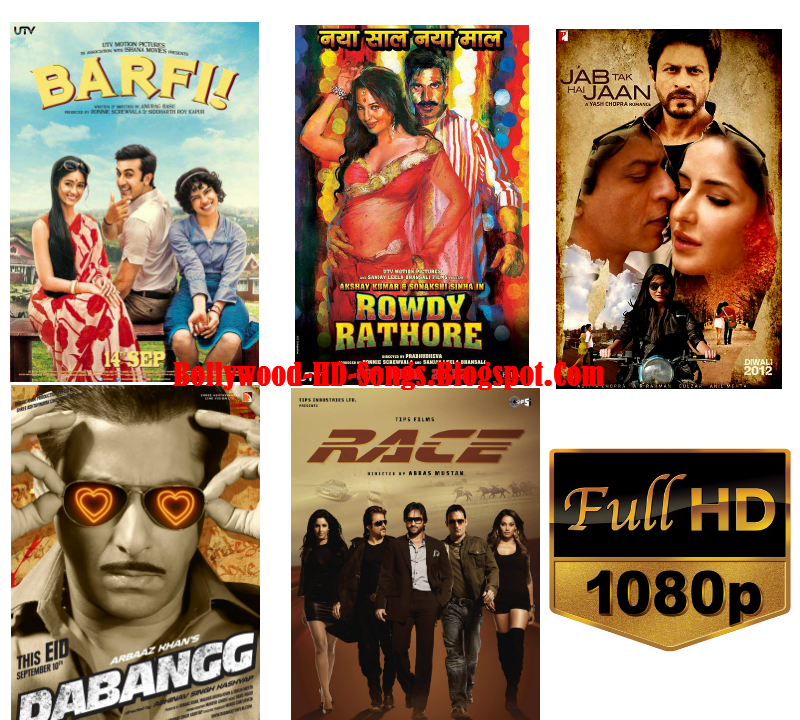 Hindi Movie Bluray Video Songs